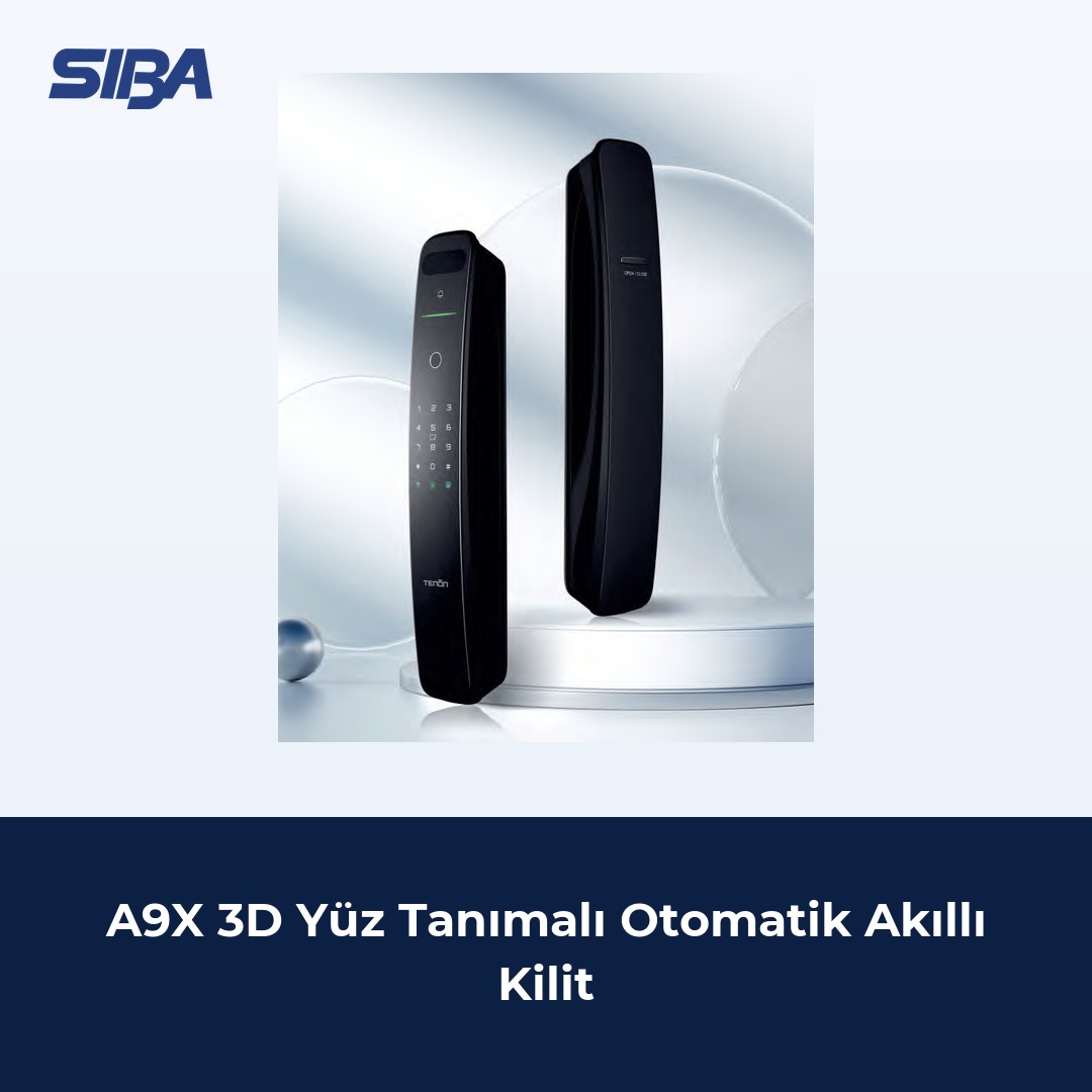 A9X 3D Yüz Tanımalı Otomatik Akıllı Kilit