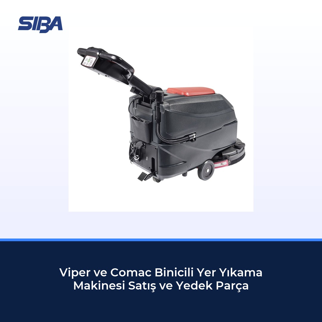 Viper ve Comac Binicili Yer Yıkama Makinesi Satış ve Yedek Parça